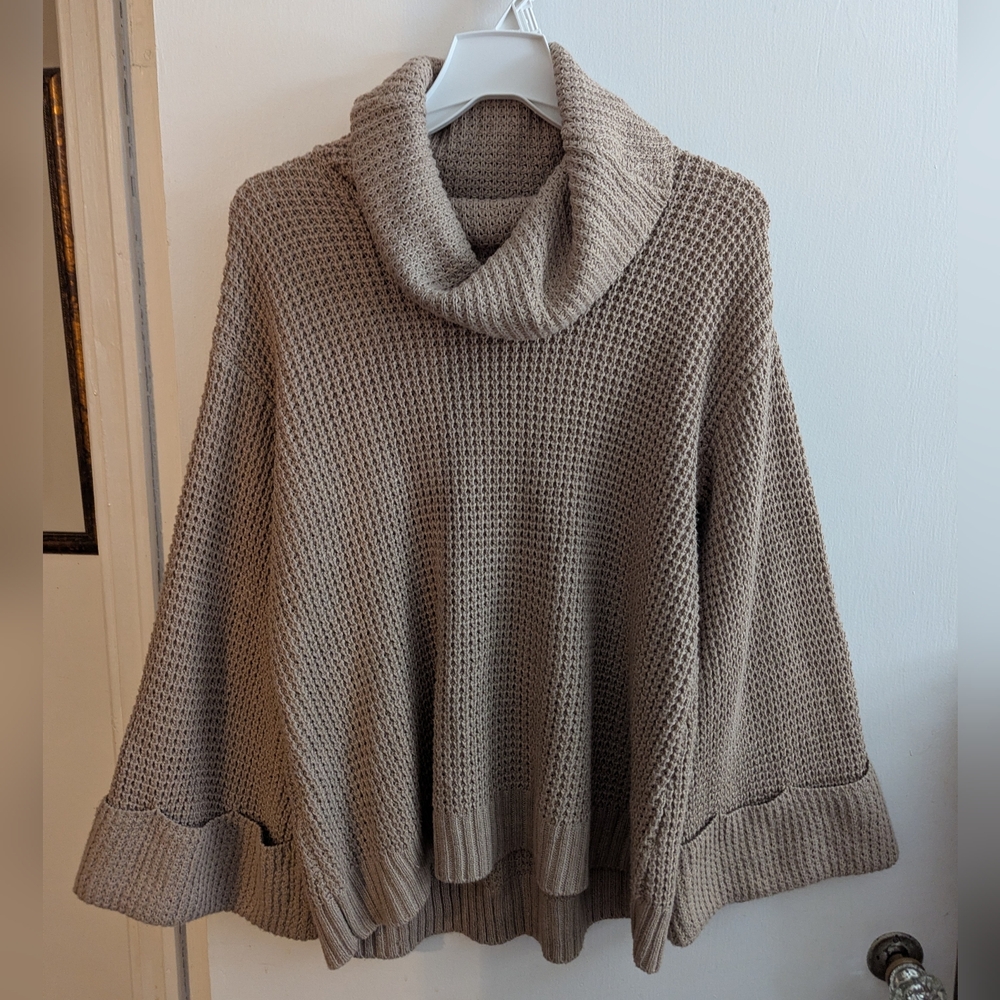 Show Me Your MuMu Hicks Sweater In Taupe Waffle Knit
